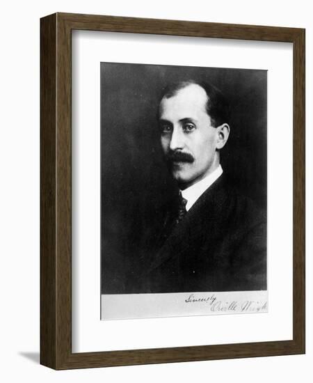 Pioneer American Aviator Orville Wright-null-Framed Photographic Print