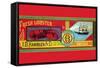 Pioneer Brand Fresh Lobster-null-Framed Stretched Canvas