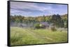 Pioneer Cabins in Cades Cove, Great Smoky Mountains National Park, Tennessee, USA-null-Framed Stretched Canvas