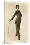 Pioneer Film Comedian Charlie Chaplin-null-Stretched Canvas