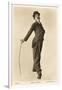 Pioneer Film Comedian Charlie Chaplin-null-Framed Photographic Print