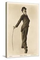 Pioneer Film Comedian Charlie Chaplin-null-Stretched Canvas