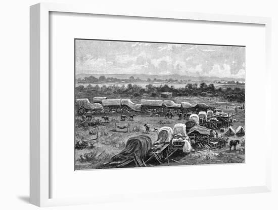 Pioneer Force in Mashonaland-H.R. Bloomer-Framed Art Print