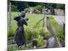 Pioneer Gardener Statue in Brigham Young Historic Park, Salt Lake City, Utah, USA-Richard Cummins-Mounted Photographic Print