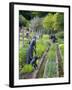 Pioneer Gardener Statue in Brigham Young Historic Park, Salt Lake City, Utah, USA-Richard Cummins-Framed Photographic Print