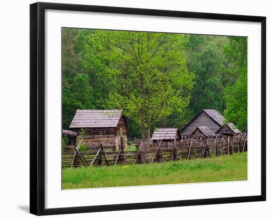 Pioneer Homestead, Great Smoky Mountains, North Carolina, USA-Adam Jones-Framed Photographic Print