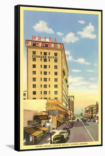 Pioneer Hotel, Tucson, Arizona-null-Framed Stretched Canvas