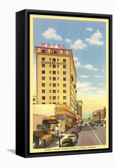 Pioneer Hotel, Tucson, Arizona-null-Framed Stretched Canvas