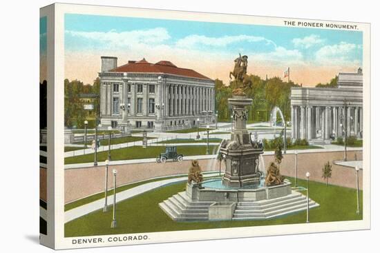 Pioneer Monument, Denver, Colorado-null-Stretched Canvas