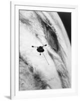 Pioneer Passing over Jupiter's Red Spot-null-Framed Photographic Print