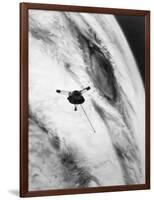 Pioneer Passing over Jupiter's Red Spot-null-Framed Photographic Print