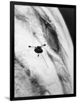 Pioneer Passing over Jupiter's Red Spot-null-Framed Photographic Print