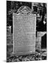 Pioneer's Epitaph-null-Mounted Photographic Print