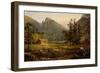 Pioneer's Home, Eagle Cliff, White Mountains,1859-Jasper Francis Cropsey-Framed Giclee Print