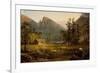 Pioneer's Home, Eagle Cliff, White Mountains,1859-Jasper Francis Cropsey-Framed Giclee Print