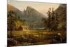 Pioneer's Home, Eagle Cliff, White Mountains,1859-Jasper Francis Cropsey-Mounted Giclee Print