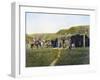 Pioneer's Sod House, 1887-null-Framed Giclee Print