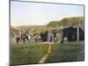 Pioneer's Sod House, 1887-null-Mounted Giclee Print