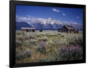 Pioneer Settlement at Jackson Hole-James Randklev-Framed Photographic Print