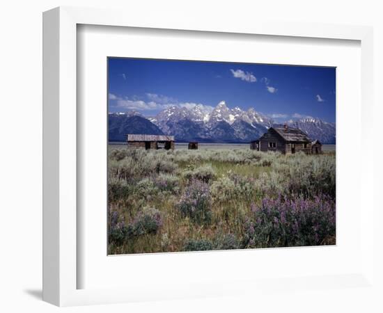 Pioneer Settlement at Jackson Hole-James Randklev-Framed Photographic Print