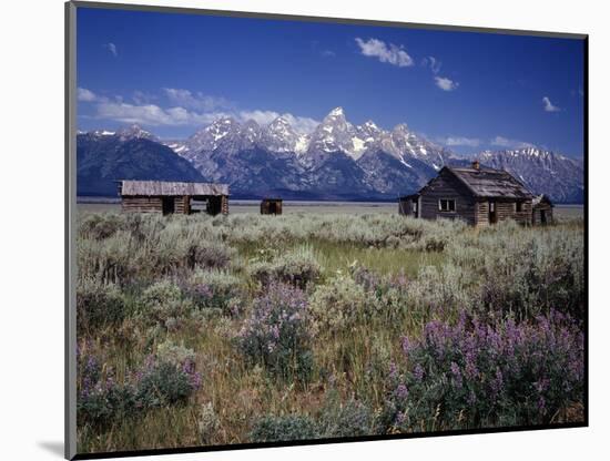 Pioneer Settlement at Jackson Hole-James Randklev-Mounted Photographic Print