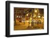 Pioneer Square in Seattle at Early Spring Night. Empty Street.-Iriana Shiyan-Framed Photographic Print