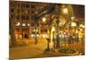 Pioneer Square in Seattle at Early Spring Night. Empty Street.-Iriana Shiyan-Mounted Photographic Print