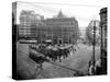 Pioneer Square Panoramic View - Seattle, WA-Lantern Press-Stretched Canvas