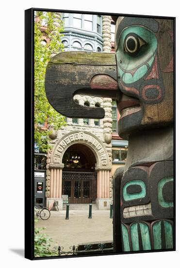 Pioneer Square Seattle-Steve Gadomski-Framed Stretched Canvas