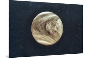 Pioneer-Venus Photo of Venus Showing Cloud Cover-null-Mounted Photographic Print