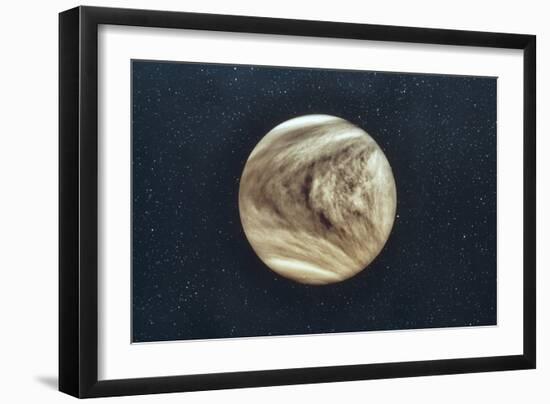 Pioneer-Venus Photo of Venus Showing Cloud Cover-null-Framed Photographic Print