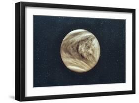 Pioneer-Venus Photo of Venus Showing Cloud Cover-null-Framed Photographic Print