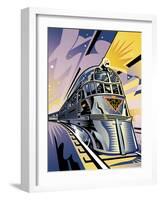 Pioneer Zephyr-David Chestnutt-Framed Giclee Print