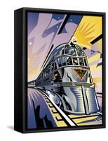 Pioneer Zephyr-David Chestnutt-Framed Stretched Canvas