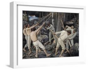 Pioneers in Karelia-Pekka Halonen-Framed Giclee Print