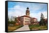 Pioneers Museum in Colorado Springs, Colorado-photo ua-Framed Stretched Canvas