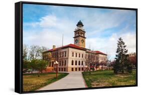 Pioneers Museum in Colorado Springs, Colorado-photo ua-Framed Stretched Canvas