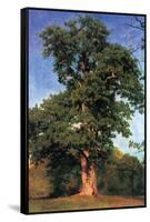 Pioneers of The Forest-Albert Bierstadt-Framed Stretched Canvas