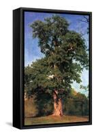 Pioneers of The Forest-Albert Bierstadt-Framed Stretched Canvas