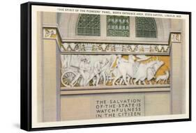 Pioneers Panel, State Capitol, Lincoln, Nebraska-null-Framed Stretched Canvas