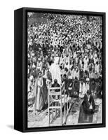 Pious Moslems Gathered at the 'Durbar of God, Mecca, Saudi Arabia, 1922-null-Framed Stretched Canvas