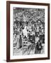 Pious Moslems Gathered at the 'Durbar of God, Mecca, Saudi Arabia, 1922-null-Framed Giclee Print