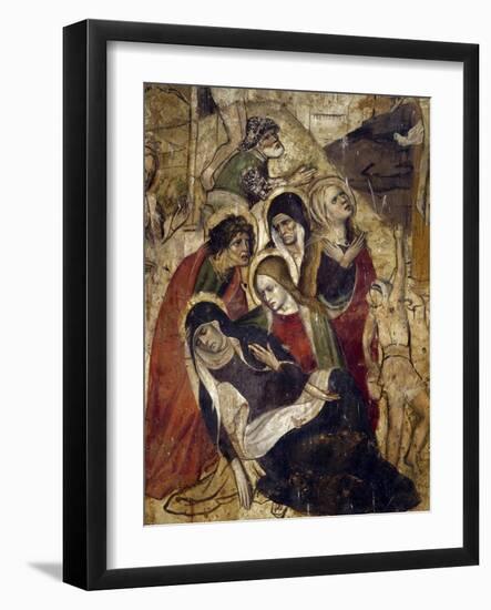 Pious Women, Detail from Calvary-Giacomo Jaquerio-Framed Giclee Print