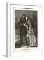 Pip and Estella Walk Arm in Arm-Marcus Stone-Framed Art Print