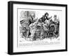 Pip Does not Enjoy his Christmas Dinner, Illustration from Great Expectations-Harry Furniss-Framed Giclee Print