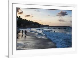 Pipa Beach at Sunset, Rio Grande Do Norte, Brazil, South America-Michael Runkel-Framed Photographic Print