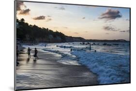 Pipa Beach at Sunset, Rio Grande Do Norte, Brazil, South America-Michael Runkel-Mounted Photographic Print