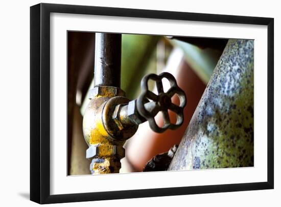 Pipe and Valve-Dana Styber-Framed Photographic Print