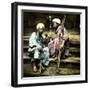 Pipe Cleaners in Cairo (Egypt)-Leon, Levy et Fils-Framed Photographic Print