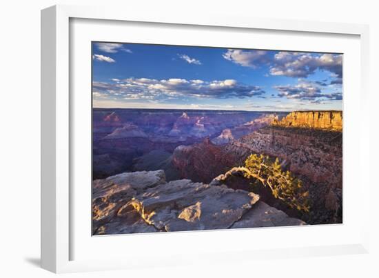 Pipe Creek Vista Point Overlook, South Rim, Grand Canyon Nat'l Park, UNESCO Site, Arizona, USA-Neale Clark-Framed Photographic Print